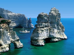 Sfondo mare bellissimo Grecia - Milos