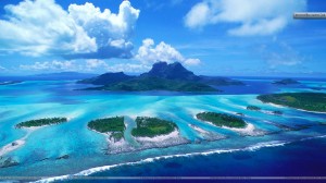 Sfondi mare bellissimo Bora Bora - Polynesia