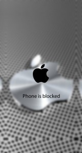 Sfondi Apple iphone 5 - phine is blokked