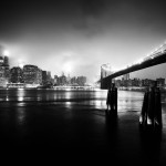 Sfondi desktop in bianco e nero HD - Cran bridge New York