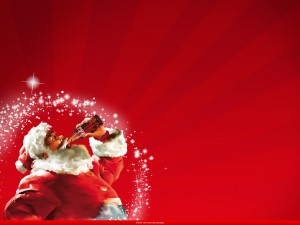 Babbo natale sfondi natalizi HD - coca cola