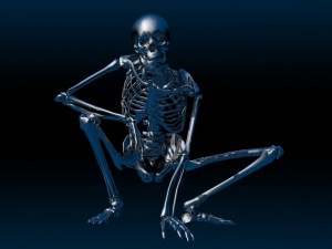 Sfondi 3D desktop - scheletro