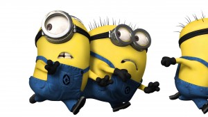 Sfondi Minions HD che scappano