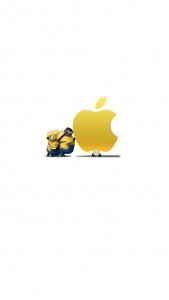 Sfondi-iphone-5-Minions-HD-e-apple