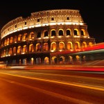 Sfondi Roma di notte colosseo