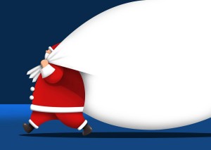 Sfondo Natale gratis per desktop - babbo natale