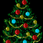 Gif albero di natale luci