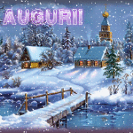 Gif Auguri buon natale glitter