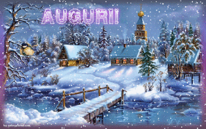 Gif Auguri buon natale glitter