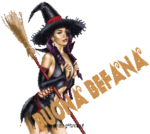 Gif animata befana glitter