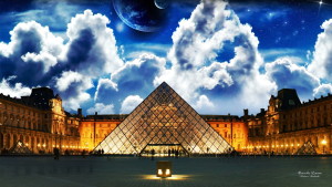 Sfondo desktop HD Louvre Parigi