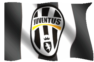 Gif animata bandiera juventus