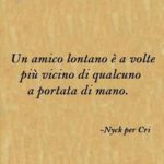 Frase amicizia la lontananza non conta