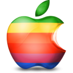 Immagine png trasparente apple arcobaleno