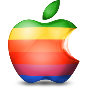 Immagine png trasparente apple arcobaleno